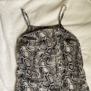 snake skin dress
